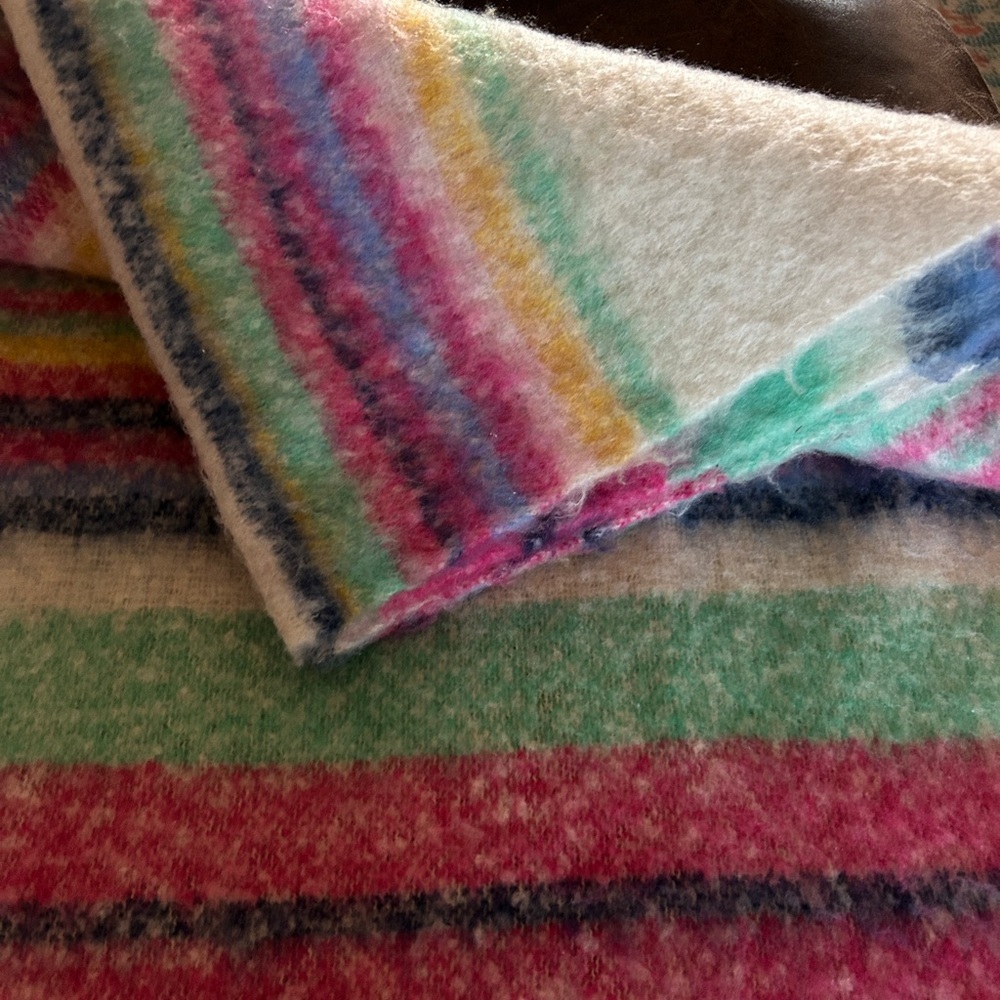 Free People Skye Stripe Fringe Throw - Picture 4 of 5